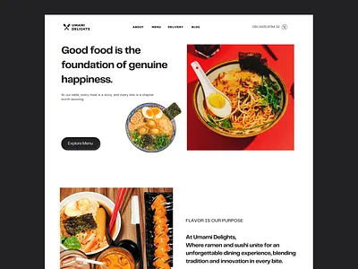 Restaurant Website Design design food landing page food website homepage interface landingpage restaurant app restaurant branding restaurant landing page restaurant menu restaurant website restaurant website design ui ui design web design website