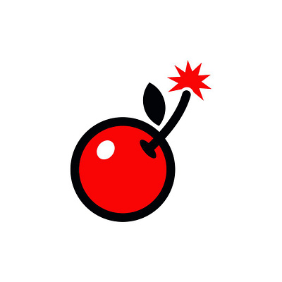 Cherry Bomb Logo atom blash bomb bombshell boom branding burst cherry design fresh fruit graphic design logo logoconcept logodesign logoforsale logoidea logoinspiration logoinspire red