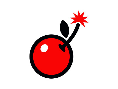 Cherry Bomb Logo atom blash bomb bombshell boom branding burst cherry design fresh fruit graphic design logo logoconcept logodesign logoforsale logoidea logoinspiration logoinspire red