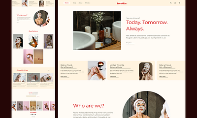 Skincare Ecommerce Website branding company design ecommerce ecommerce branding ecommerce landing page landing page logo products skin skincare skincare brand skincare company store ui design ui inspiration user experience user interface ux design