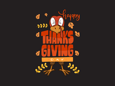 Thanksgiving T-shirt Design warm