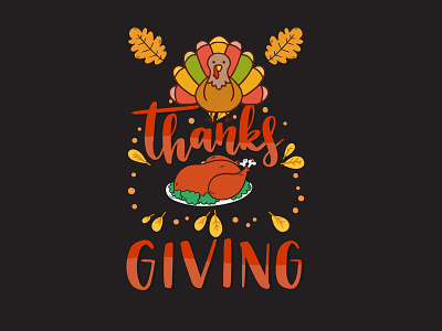 Thanksgiving T-shirt Design warm