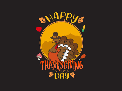 Thanksgiving T-shirt Design warm