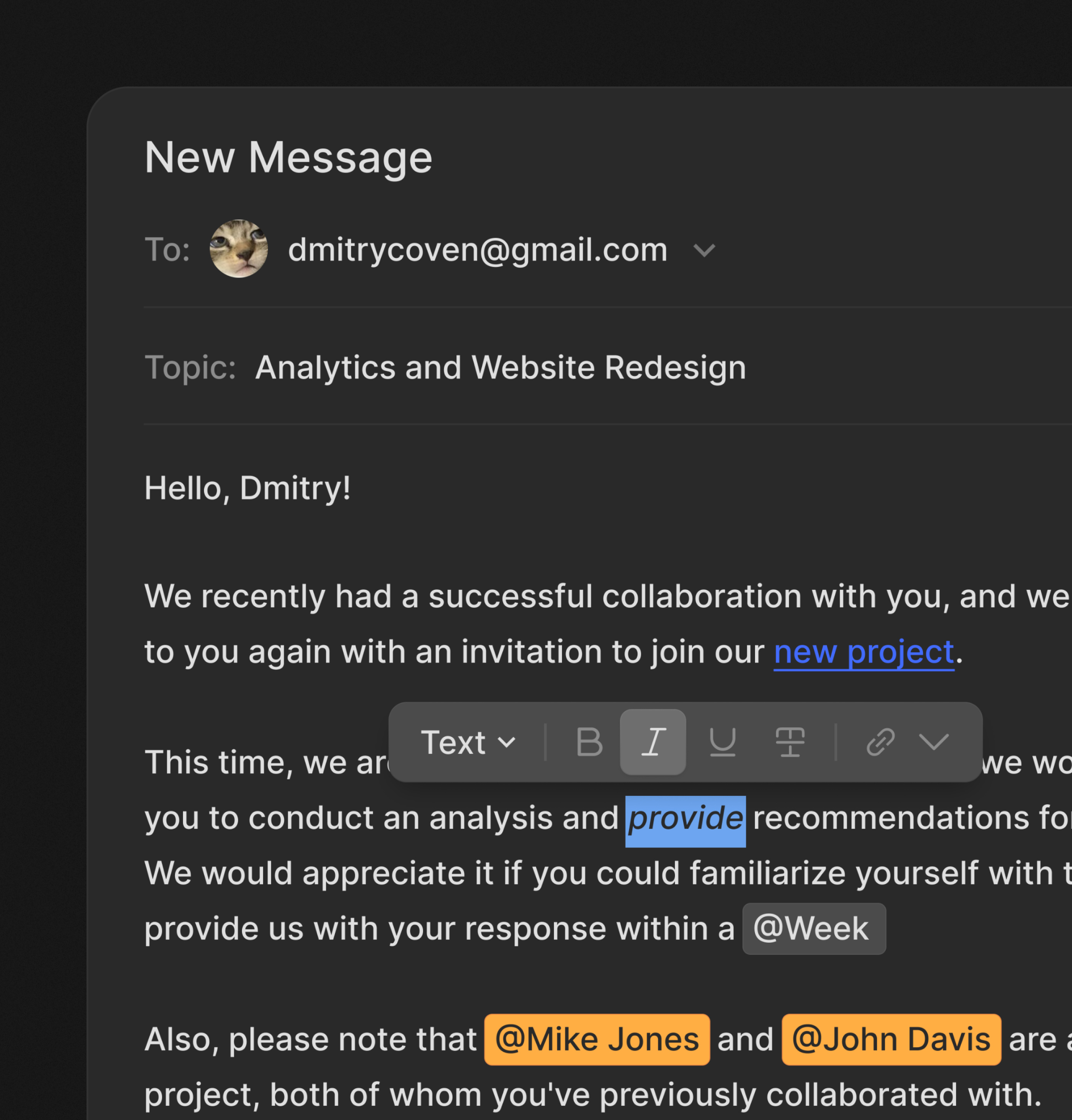 Email Message UI design interface product design ui user interface ux