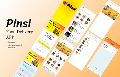 Get your yummy food in your tummy! designer designs for mobile application food delivery app food ui designs mobile ui designs pinsi ui designs ux designs