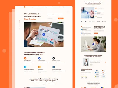 Time-tracking website design approve task branding complex web app daily ui challenge design desk time employee works emtiaj ahmed illustration mobile app payroll app saas design saas web app task management time tracking ui designer ux webasite work details work report