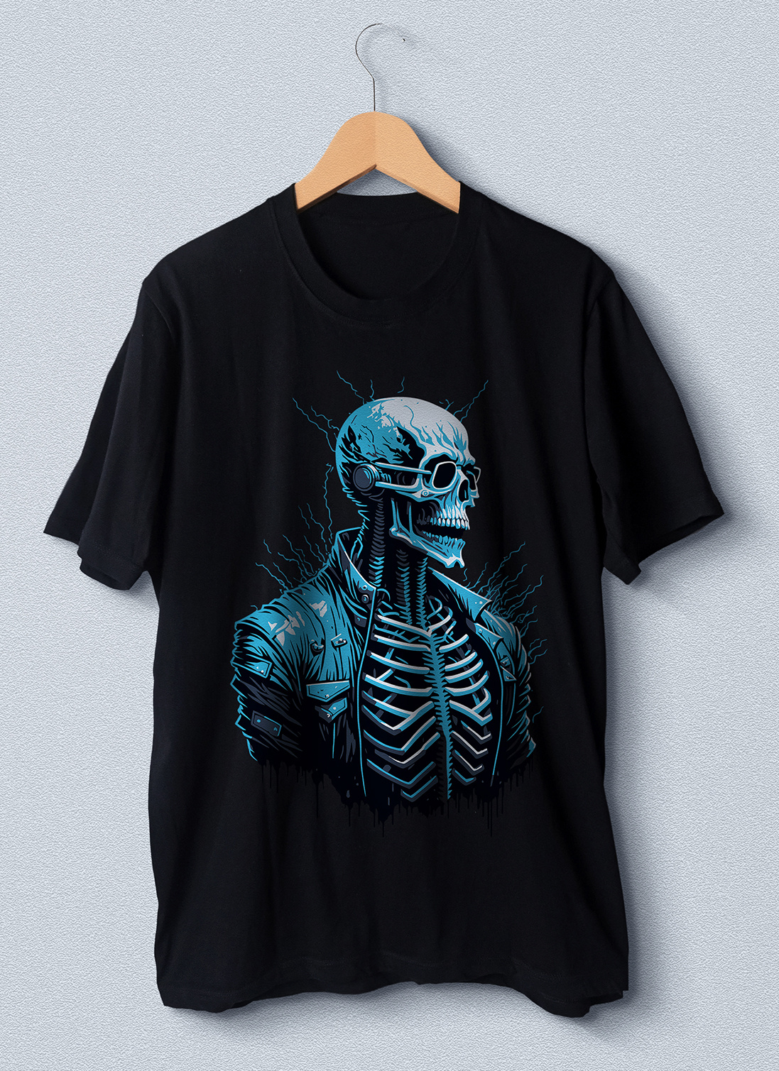 Skull Storm adobe illustrator artwork dark design digital art drawing illustration logo portrait skeleton skull skull storm skulls storm t shirt design