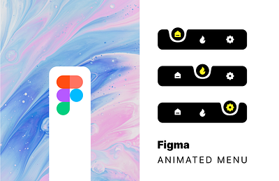 Figma Animated Menu animation creative figma mobile menu trend video
