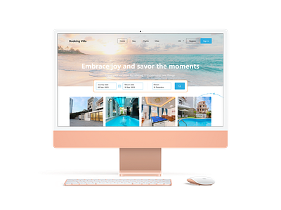 Booking Villa website concept graphic design ui ui design ux website ui