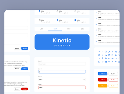 DotPe's Kinetic UI Library component library design system product design ui ui kit uiux