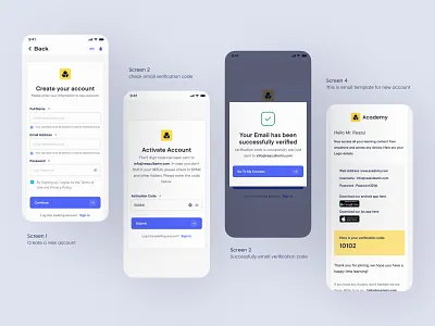 A new user Authentication and Proper Ways to Sing Up / Sign In. android authentication figma ios mobile app mockup prototype sign in sing up ui ui design ui ux websitemobile app