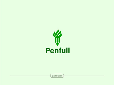Penful Logo Design businesslogo creativelgoo flatlogo logodesign modernlogo simplelogo