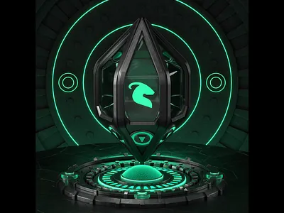 Cashmere Labs NFT v2 3d 3d art alien animation blender branding coin crypto cyber design gem graphic design illustration logo motion graphics nft sci.fi space steampunk ui