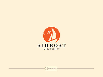 Airboat logo || minimal logo Design businesslogo creativelogo logodesign minimalistlogo modernlogo