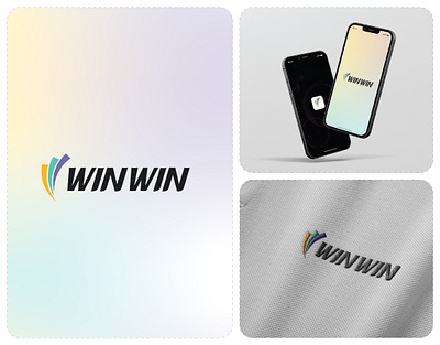 WINWIN Logo branding business logo clean logo graphic design logo minimal logo modern logo wordmark logo