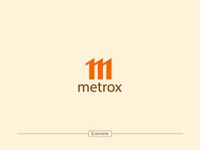 metrox || logo design businesslogo creativelogo flatlogo jakirvector logodeisgn minimalistlogo modernlogo