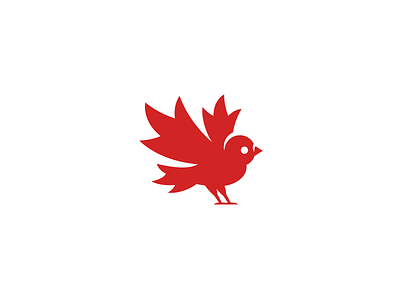 Canadian bird bird brand branding canada canadian design elegant graphic design illustration logo logo design logotype mark minimalism minimalistic modern sign wing