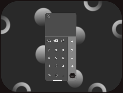 Calculation element basicelement calculator dailyui day4 design graphic design ios phoneui ui uiux