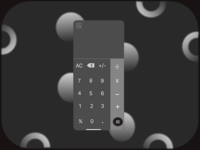 Calculation element basicelement calculator dailyui day4 design graphic design ios phoneui ui uiux