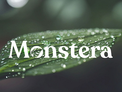 Mostera Logo advertisement branding business corporate graphic designer logo logo challenge logo creation logo creative logo creator logo idea logo identity logo inspiration logo love logo menia marketing monstera rain typography ui