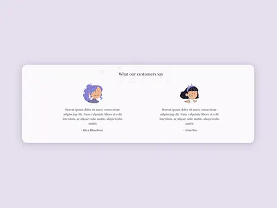 Daily UI Challenge 039 - Testimonial dailyui design productdesign reviews ui uidesign uiux uiuxdesign ux uxdesign webdesign website