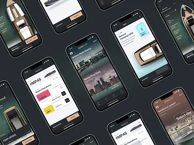 GoBoat Exclusive - The Future of Boating boat club boats branding red dot start up sustainable ui ux ux design award web app
