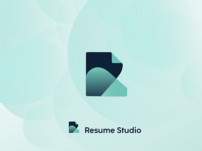 Logo- Resume Studio design gradient graphic design illustration logo social media vector