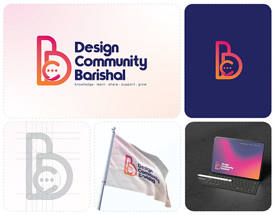 Design Community Barishal branding dribbble graphic design logo
