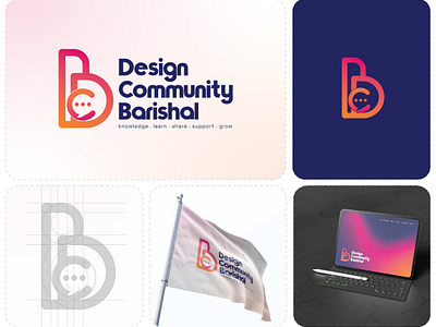 Design Community Barishal branding dribbble graphic design logo