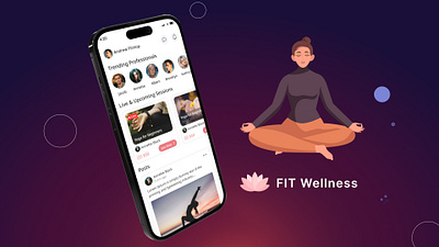 Sharing some screens from wellness app mobile app ui ux wellness app