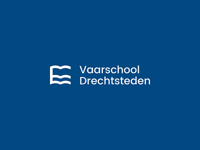Vaarschool Drechtsteden Rebranding brand branding clean design education logo maritime minimal minimalistic school