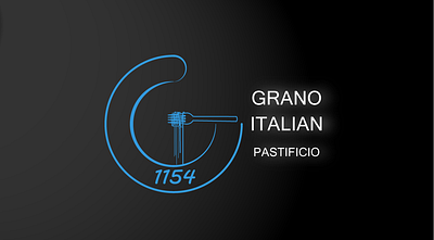 Grano Pasta restaurant LOGO design branding graphic design illustration logo vector