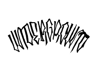 UNDERGROUND · *HANDSTYLER* calligraphy chicanas custom lettering graffiti lettering type typography