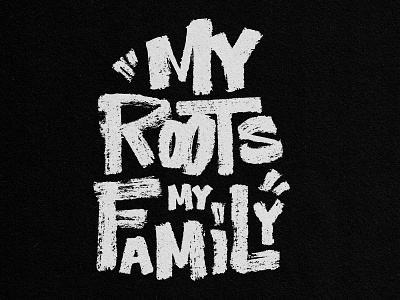 My Roots calligraphy illustration lettering roots surf typography vibes