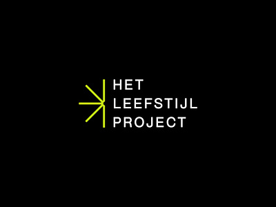 Het Leefstijl Project Logo bold brand branding clean holistic logo minimal minimalistic personal training