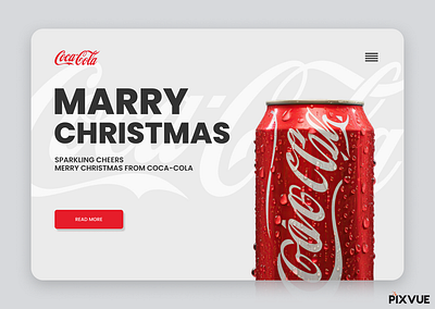 Coca Cola Website concept design branding design graphic design typography ui ux