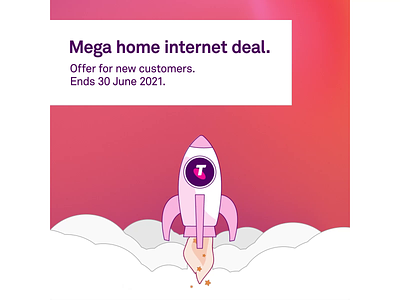 Telstra - Home Internet after effects animation motion design
