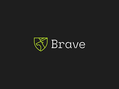 Brave Logo Concept brand branding deer design logo military stag