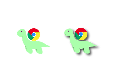 Dino Chrome 🦕 adobe branding chrome cute design dinosaur graphic design icon illustration illustrator logo vector