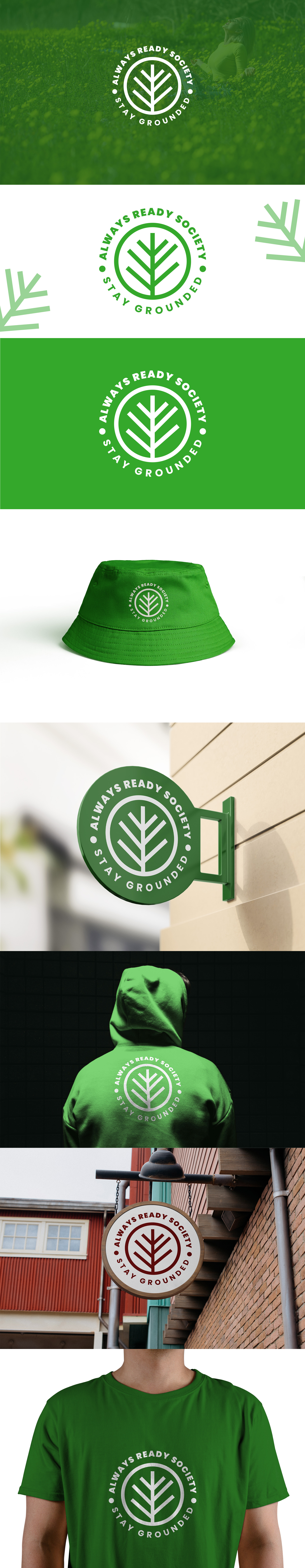 Always Read Society logo brand branding logo minimal modern semeless