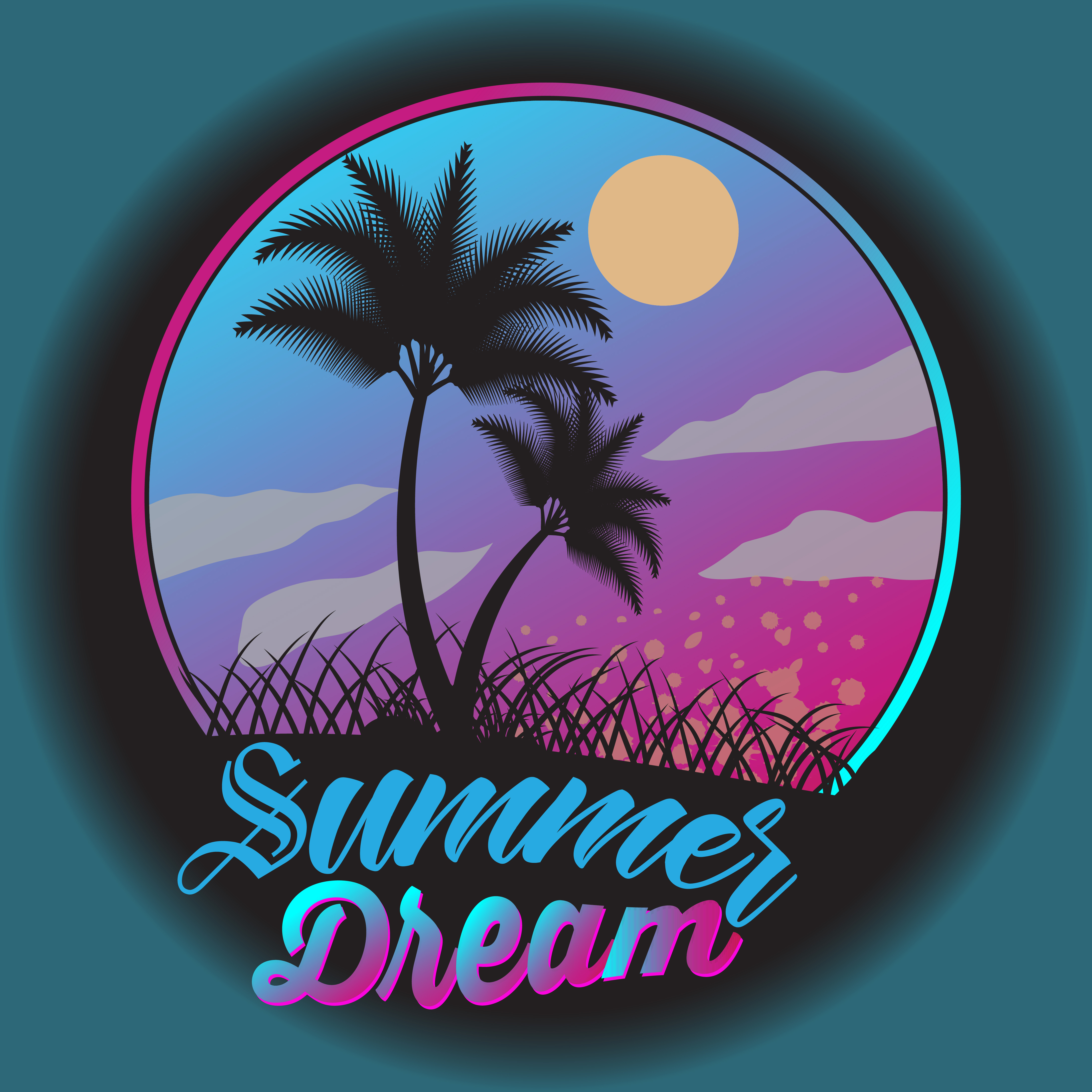 Summer T-shirt Design apearel branding design graphic design illustration lettering logo modern design offroad t shirt design summer summer t shirt summer t shirt design summer vintage sun t shirt design texers typography ui vintage design