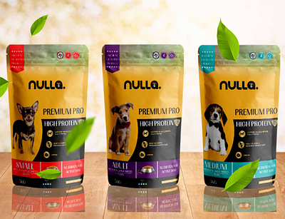 Dog Food Packaging dog food dog food packaging dog treats packaging food label graphic design illustration label design packaging design pouch bag pouch design pouch label product label design