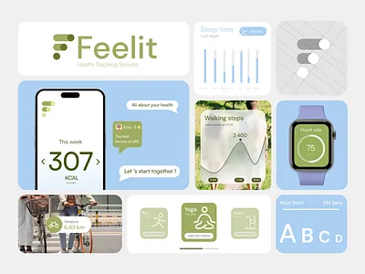 Branding For Health Tracking Startup brand brand identity branding business device fitness graphic design health health app health monitoring icon logo logo designer metrics startup stats tool tracking typography visual identity