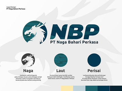 PT Naga Bahari Perkasa Logo Design branding graphic design logo