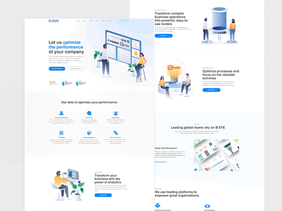 B Eye - Website redesign for a Data Analytics Company analytics b2b b2bwebsite data data analytics ui design ux design web design web design agency website