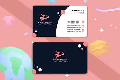 Creative Space Business Card Design brand identity business card business card design card mockup fiverr card design graphic design logo design stationary