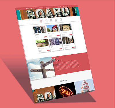 Stixels advertising banner branding brochure graphic design ui usa website