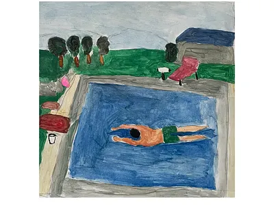 Pool art artist contemporary art minimal art
