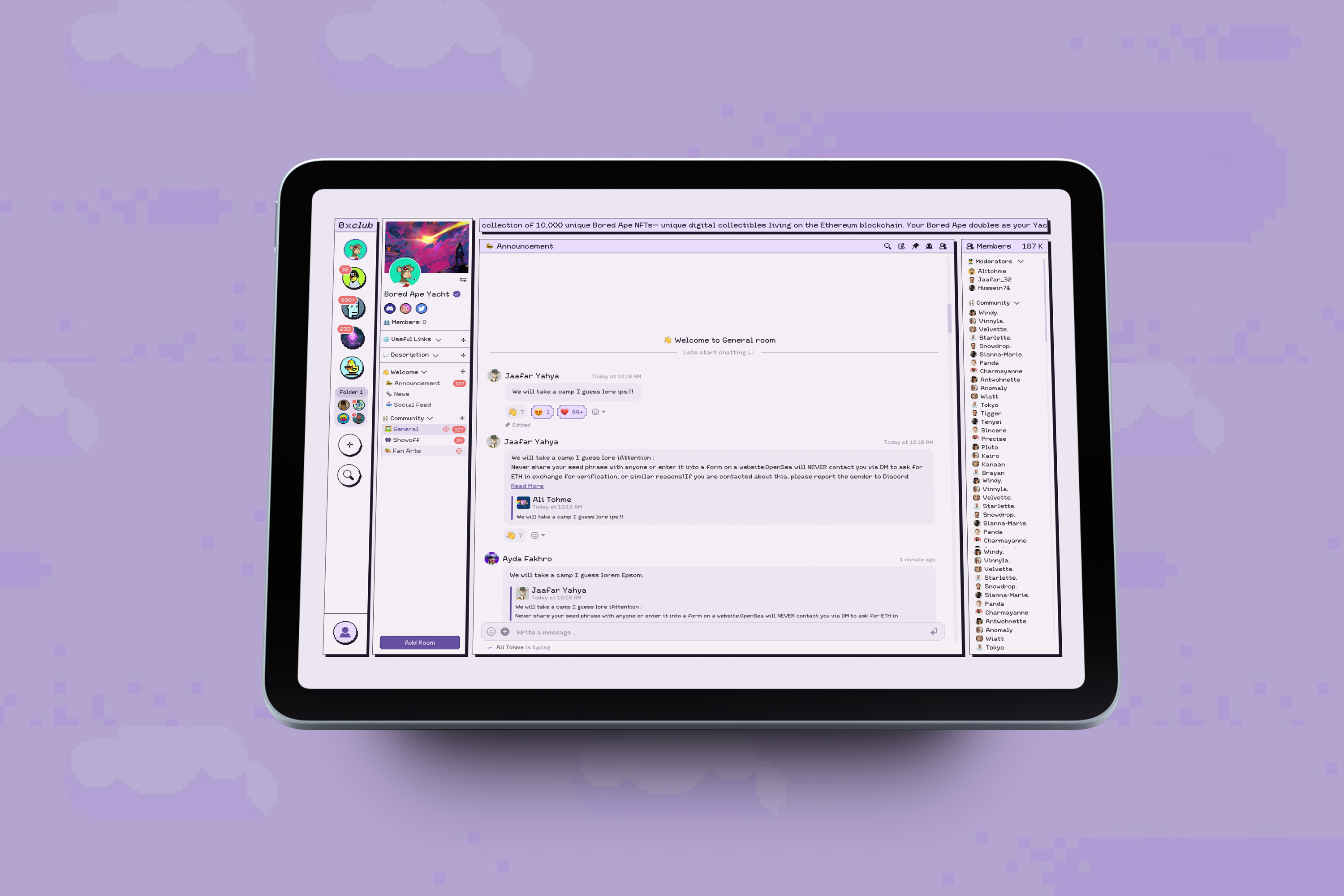 0xclub Retro UI design