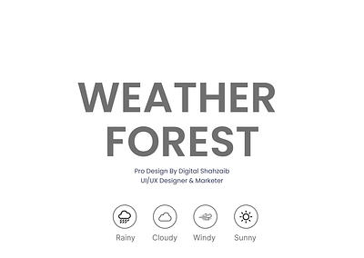 Weather Forecast of Pakistan UIUX Design app design application design graphic design ui app design ui design ui ux design ux app design ux design weather forest website design
